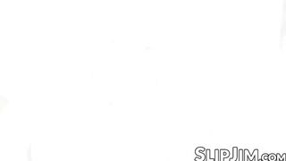 Cute girl lets mature guy fuck her big natural tits POV