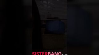 Young babe with perfect ass riding forbidden cock in POV