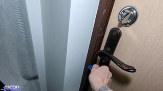 I caught my friend's mom jerking off and she agreed to take my virginity - Russian talk porn