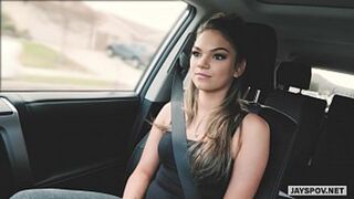Petite Teen with Natural Tits Gets A Deep Creampie