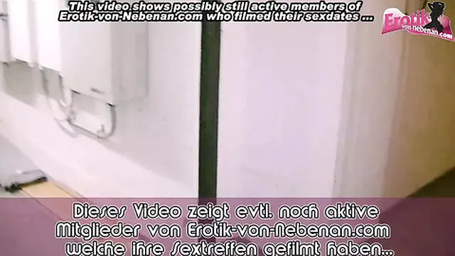 Standing POV homemade butt🍑-sex with German black teen