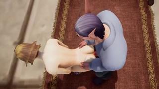 Throne Room Fucking - Warcraft Sex Parody Clip