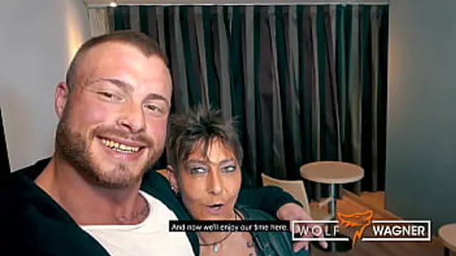 MATURE milf Rubina gets banged by a young buff student (FULL SCENE) met on wolfwagnerdate!