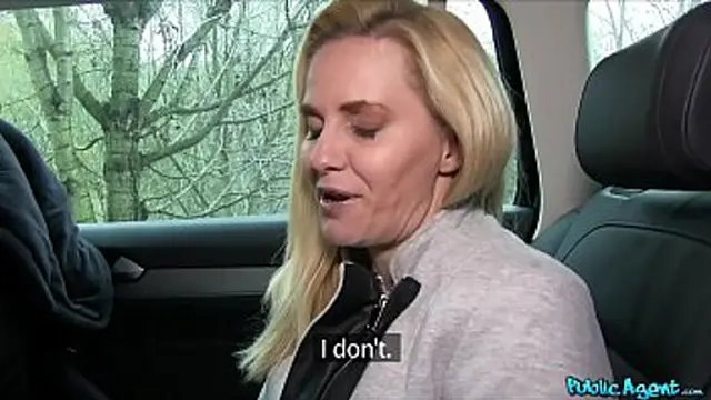 Public agent black canary gets pounded on a motor with massive jugs exposed