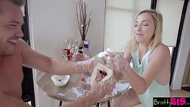 Zoe′s playful fight turns him on &mdash;  slipping into her wet pussy✌ She craves more of his cock🌭!