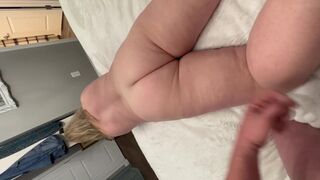 Doggie Style cumshot self-view