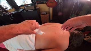 Massage Session for Plump Woman