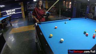 Thigh High Thai Beauty Gives Seductive Massage Blowjob