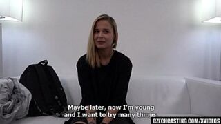 Newbie Teen in Czech Audition