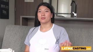 Huge Natural Tits Latina Amateur Gets Rough ThroatFuck