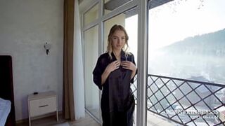 Hot Blonde Devours Thrusting Cock🌭 in Hotel Passion Sizzler